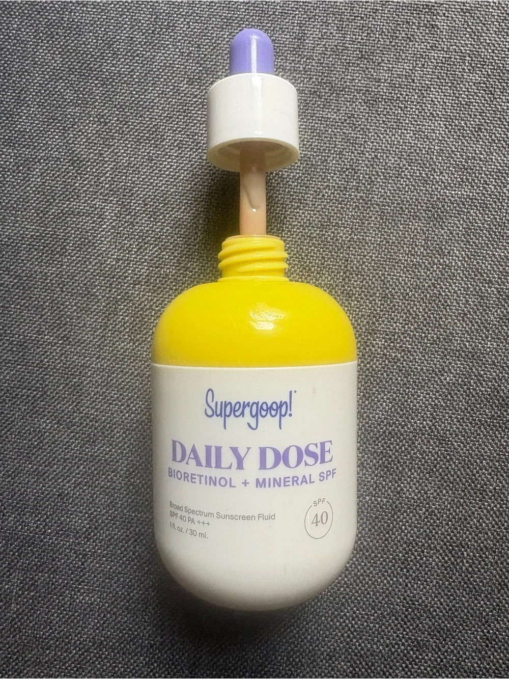 NWOT Supergoop! Daily Dose Bioretinol + Mineral SPF 40 Sunscreen